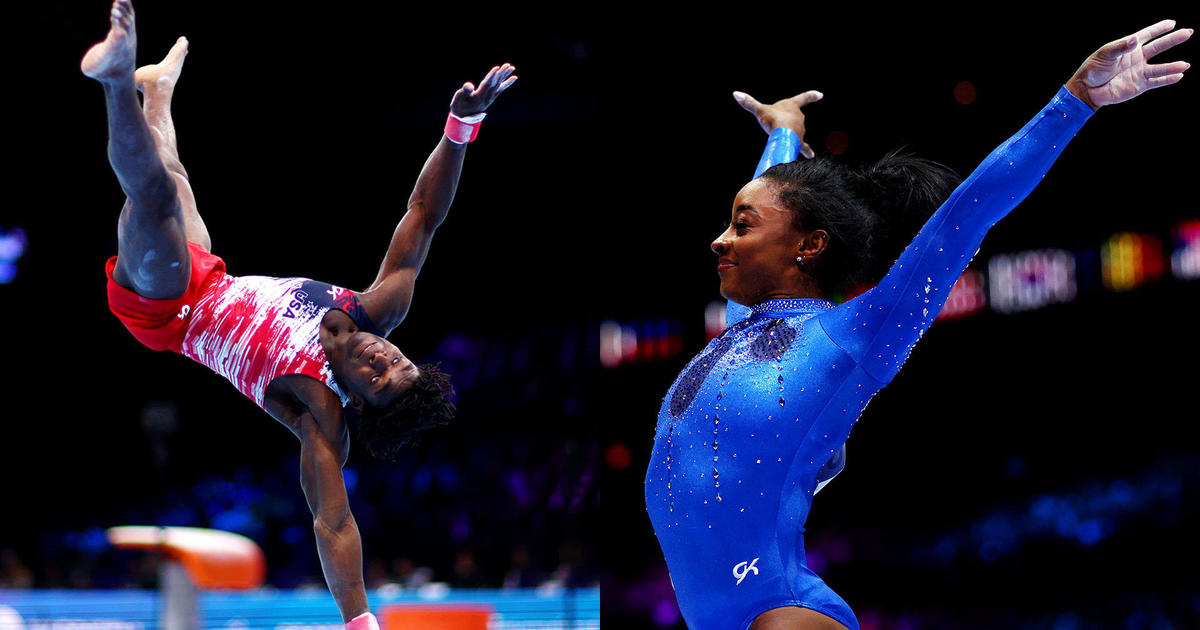 Simone Biles wins fourth gold of world championships as she